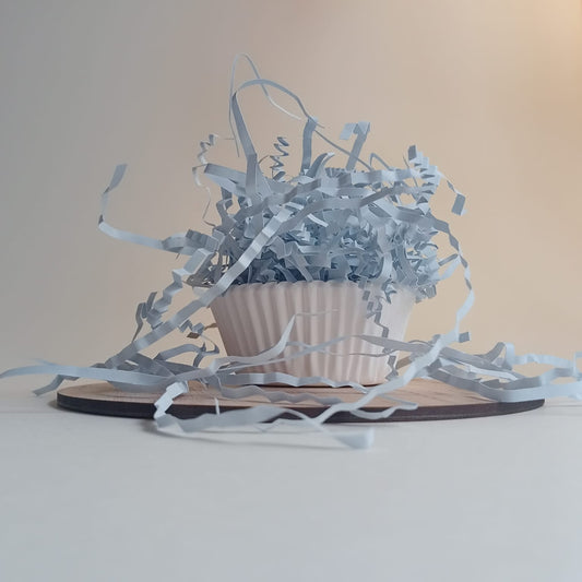 Crinkle Paper ♥ Blue Pastel
