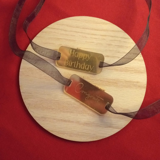 Gift Tag ♥ Acrylic