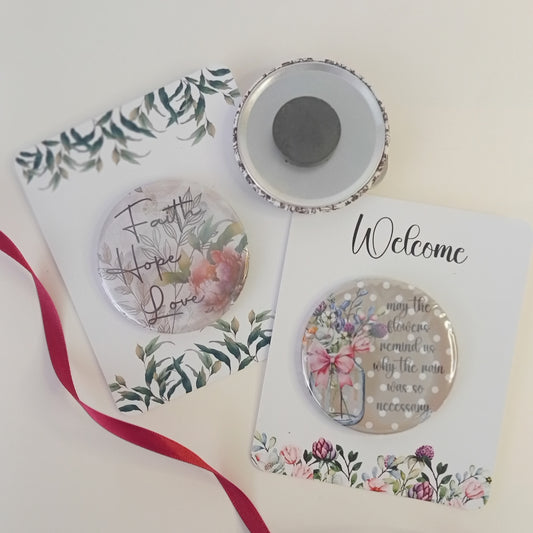 ButtonBadge ♥ Magnet-back