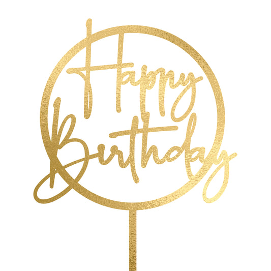 CakeTopper ♥ Happy Birthday 2