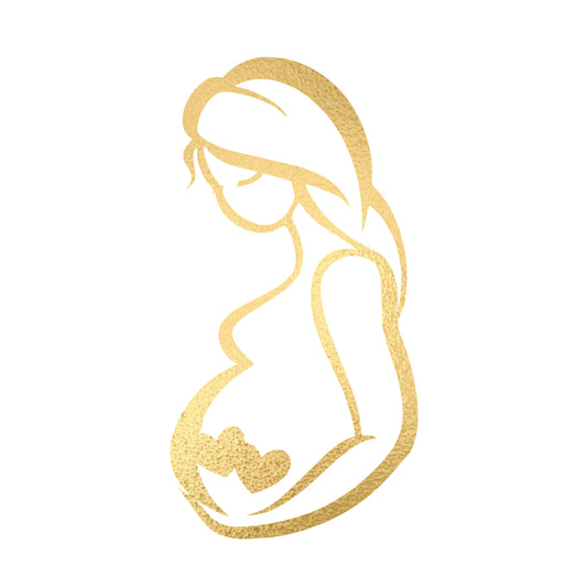 Digital Download Topper ♥ Lady Pregnant Line